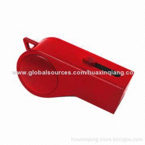 Whistle-shaped USB Flash Drive, ABS Material, 128MB to 32GB Capacity, 15g, User-define Color, USB2.0